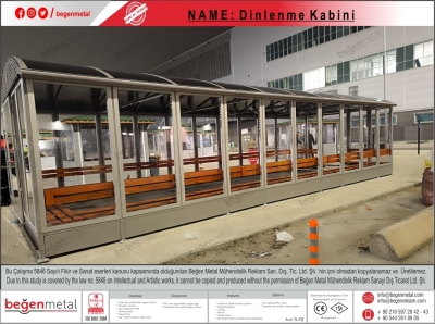 Sigara içme ve dinlenme alanı